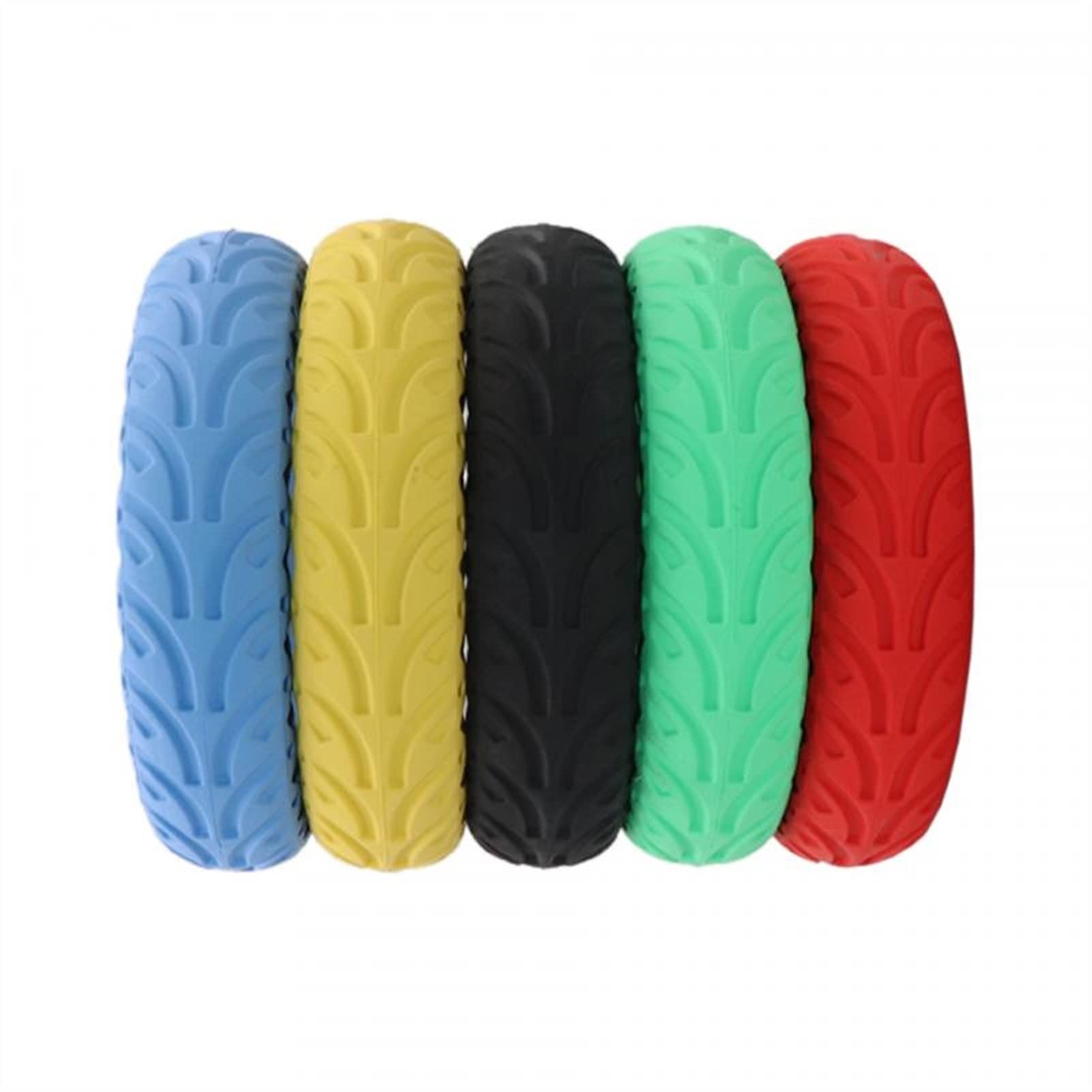 Neumático de 8,5 Pulgadas, neumático sólido de Goma, Amortiguador de Scooter eléctrico, neumático sin cámara con absorción de Impactos de 8,5 Pulgadas, Compatible con, Compatible con Piezas y