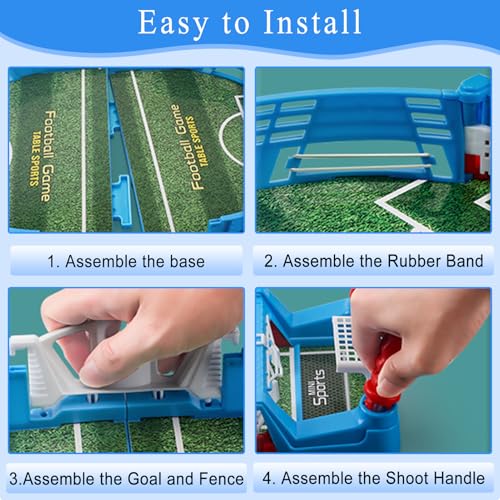 image for IELECMG Mini Foosball Games, Tabletop Football Soccer Pinball for Indo