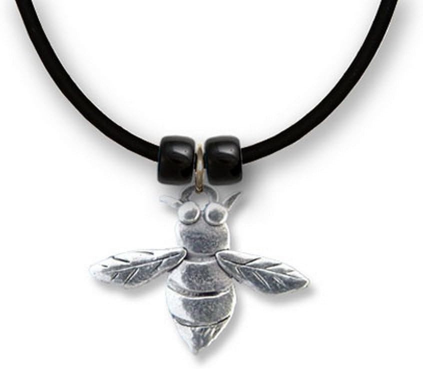 Pewter Bee Necklace