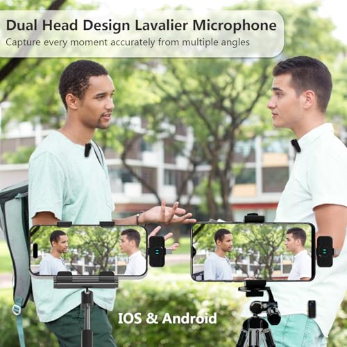 Wedaniya WM001 2 Pack Wireless Lavalier Microphone thumb #6