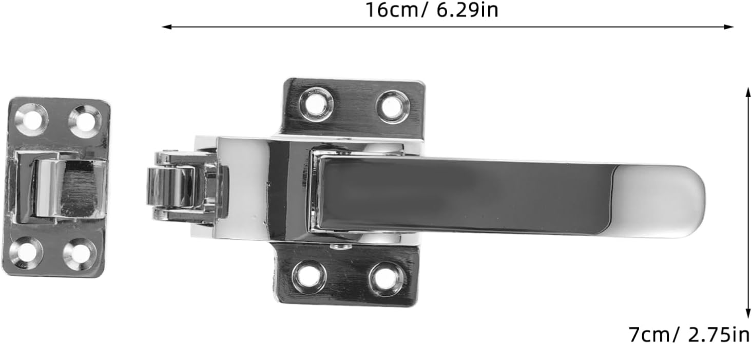 1set Freezer Door Latch Handle Replacement for Cooler Doors Easy Installation Fit for Freezer Appliances Practical Accessory for Kitchen Storage