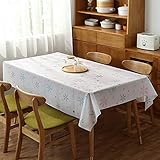 🧡Fácil de limpiar y práctico: este mantel plastificado de alta calidad es un producto antimanchas e impermeable, el mantel lavable es antimanchas e impermeable; simplemente limpie la suciedad con un paño húmedo. La parte posterior del mantel laminado se puede planchar