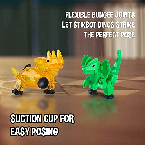 Zing Stikbot Dino Combo 5 Pack, Set Of 5 Stikbot Collectable Dino Action Figures, Create Stop Motion Animation #TOP2