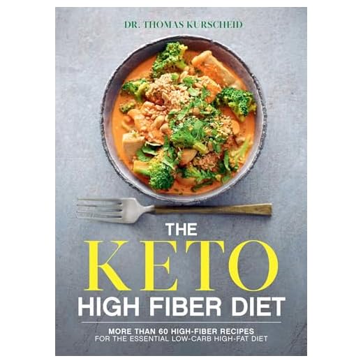 The Keto High Fiber Diet: More than 60 High-fiber Recipes for the Essential Low-carb, High-fat Diet: A Cookbook