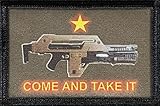 Redheaded Tshirts - Aliens M41A Pulse Rifle Come and Take It Tactical Morale Patch - Custom Patches - Made in The USA