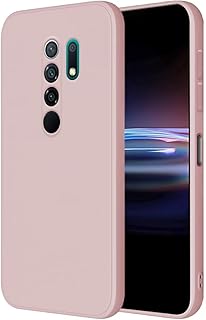 جراب متوافق من هونلين لهاتف ريدمي 9 (6.53 بوصة)، غطاء من السيليكون السائل وبولي يوريثين مقاوم للحرارة مع مقاومة للخدش، غطاء ناعم يحمي من الأتربة