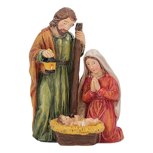 Generisch Heilige Familie Figur, Krippenfigur Heilige Familie,...