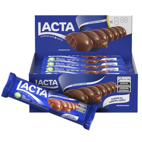 Chocolate Lacta Ao Leite Caixa Com 12 Unidades De 28g