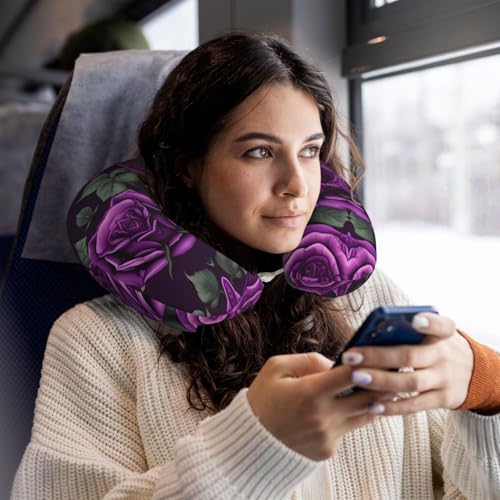 Almohada de cuello con espuma viscoelástica negra miniatura 6