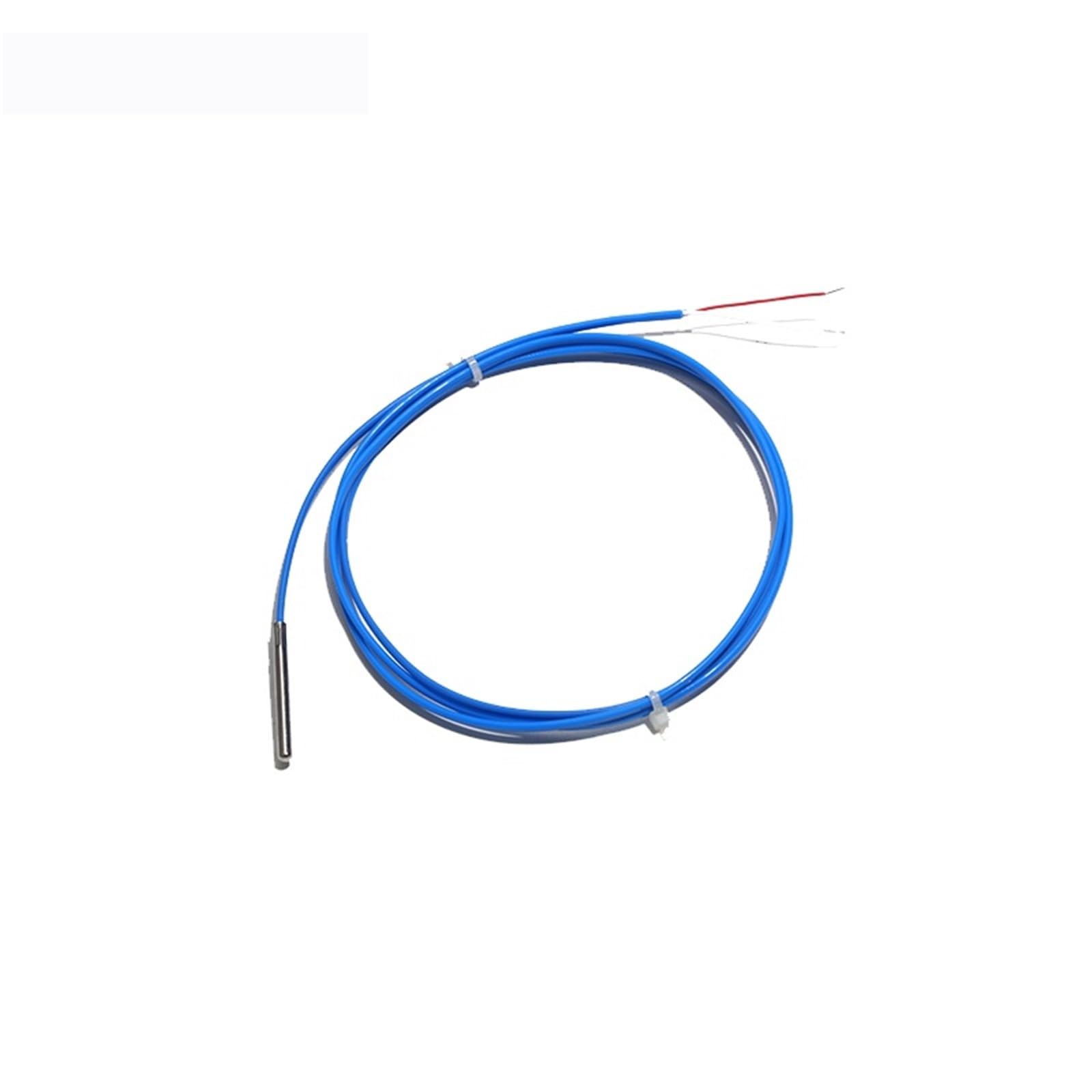 K termopara czujnik wysokiej temperatury 10 mm 15 mm 50 mm 60 mm sonda PTFE wodoodporny przewód łączący 1 m 2 m 3 metry (sonda 3 x 100 mm, długość kabla 3M)