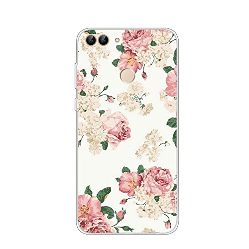 Custodia compatibile con HUAWEI P SMART FIG-LX1 FIG-L21 / ENJOY 7S (5.65) COVER case soft matte GEL SILICONE protezione flessibile MORBIDA TPU fantasia