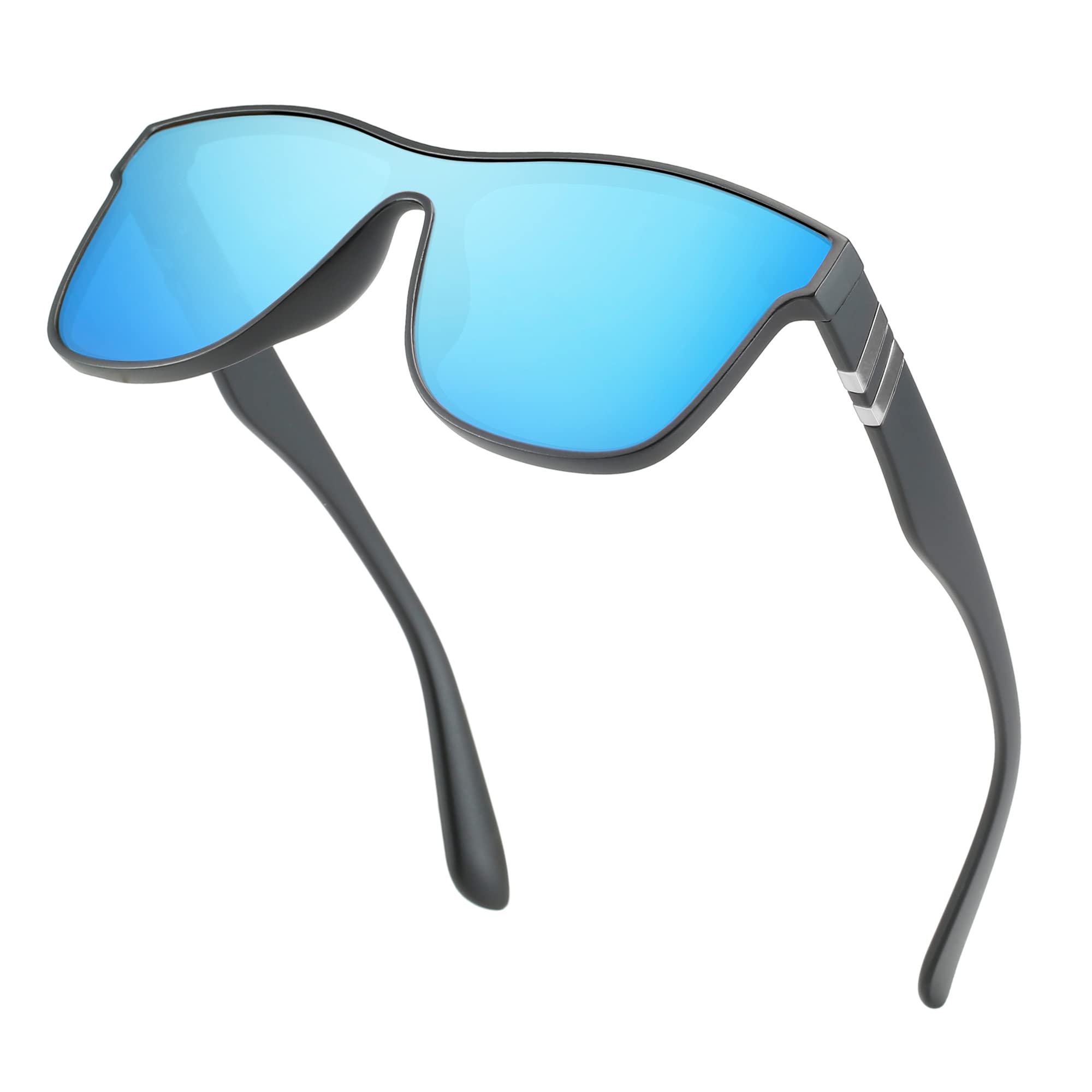 FRROS Vintage Polarized Sunglasses for Men and Women Driving Fashion Sun Glasses 100% UV Protection Two Size 9507+3599