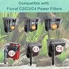 4-Set Pre-Filter Sponge Compatible with Fluval AC20/AC30/AC50 and Fluval C2/C3/C4 Power Filters, Replacement for Aquarium Filter Intake Strainer Sponge, Suitable for Freshwater & Saltwater Aquariums #2