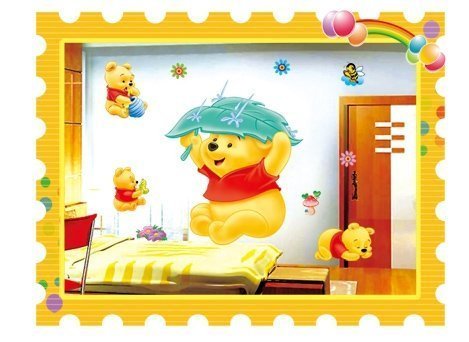 3 D su adesivo da parete Disney Winny Pooch