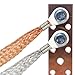 TOPZEA 12 Pcs Universal Automotive Ground Strap, 10/15/20 Inch Braided Copper & Tinned Copper Engine Ground Strap Kit, Automotive Grounding Cable Straps with Terminal Rings for Most Car, Truck, RV