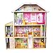 Produktbild Calma Dragon Puppenhaus W06A358, aus Holz mit Möbeln, Doll-Villa, 4 Etagen für 30cm-Puppen, mit Aufzug und 28 Accessoires, 123cm hoch