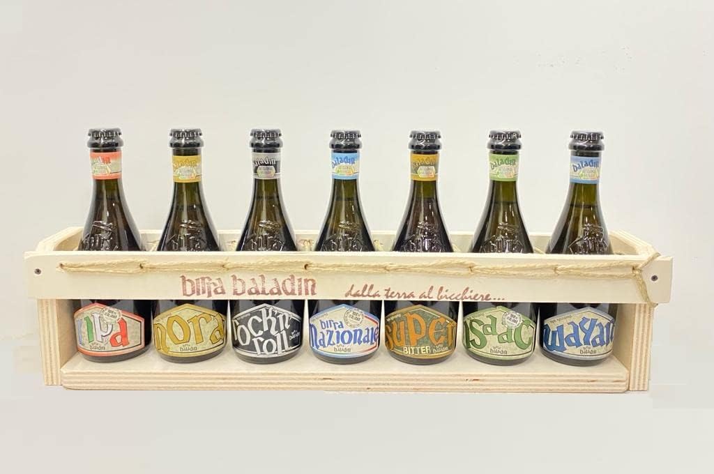 Baladin - Wooden Kit with Tasting of 7 Craft Beers 0.33 lt.