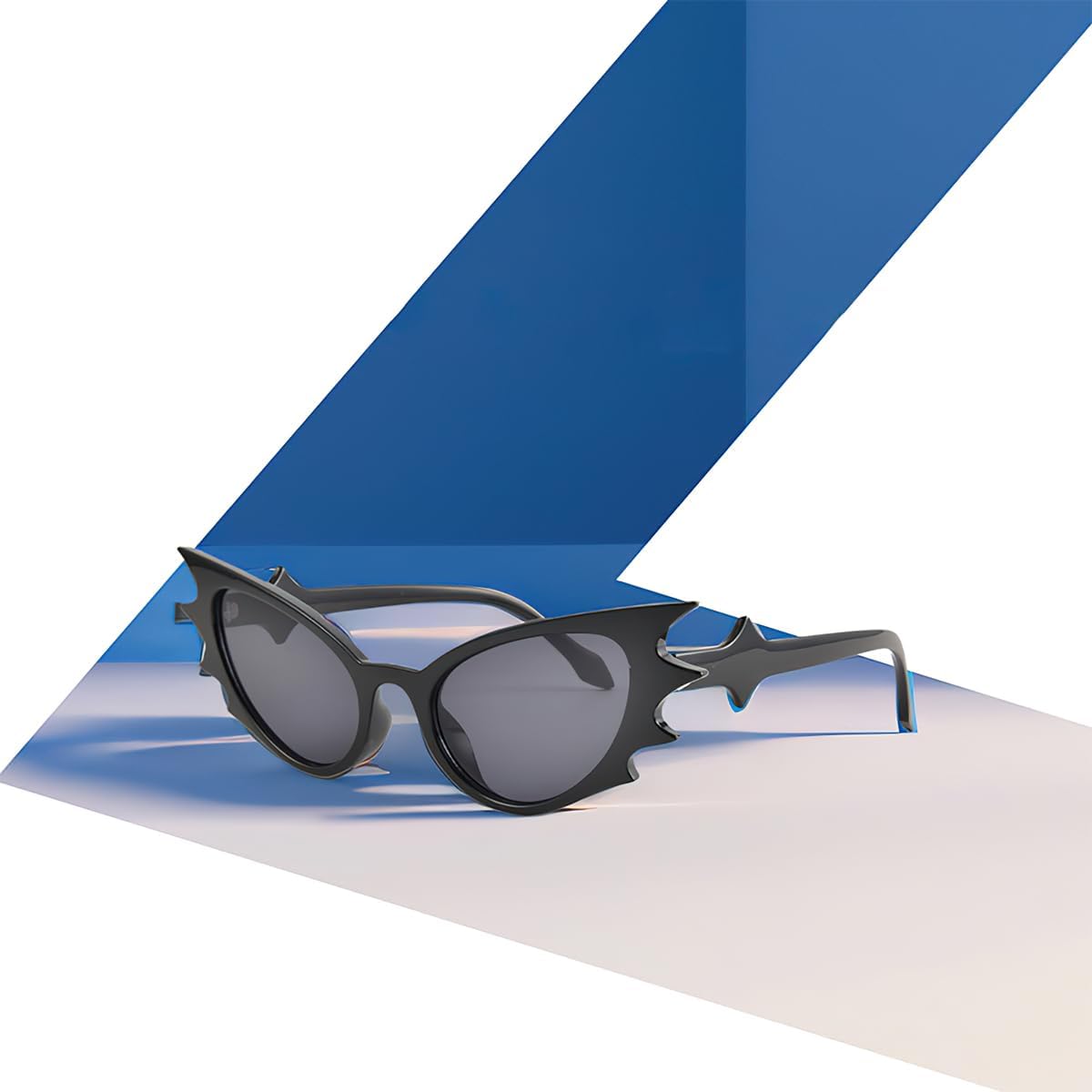 Bat Sunglasses Women Men Funny Cat Eye UV 400 Protection Goth Modern Retro Fashion Style Decorative Eyewear for Halloween Party Daily Supplies - Image 2