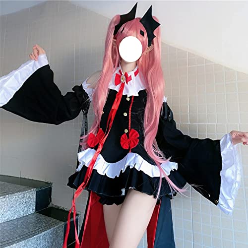 AIUKAKP Women Costume Outfit Uniform Black backless Dress women Halloween by AIUKAKP - Used condition - Image 2