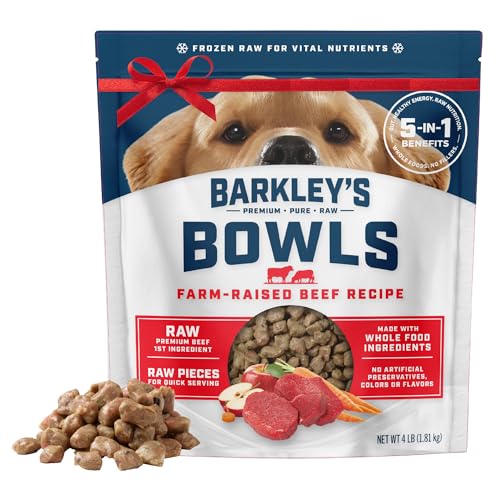 Barkley’s Bowls Frozen Raw Beef Dog Food
