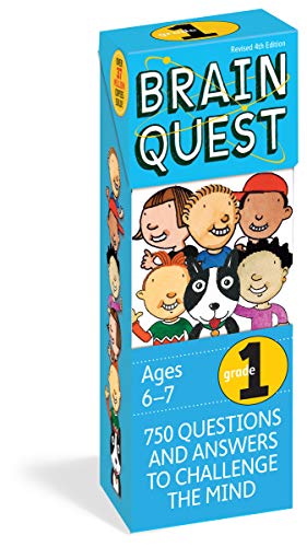 Brain Quest 1st Grade Q&A Cards: 750 Questions and Answers to Challenge the Mind. Curriculum-based! Teacher-approved! (Brain Quest Smart Cards)