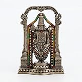 Veronese Design 3 3/8' Lord Balaji Venkateswara Hindu God Resin Sculpture Idol