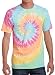 GoldenGateTees Tie Dye Tshirt Colorful Shirts for Men Colortone Cool Tee Pastel Rainbow S