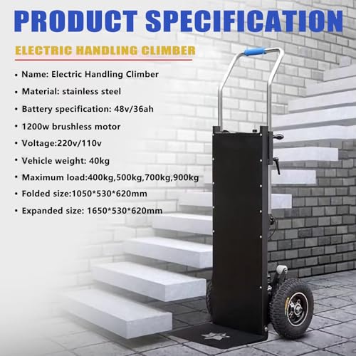 Carrito eléctrico de escaleras para carga máxima 440lb miniatura 3