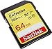 SanDisk 64GB Extreme SDXC UHS-I Memory Card - 150MB/s, C10, U3, V30, 4K UHD, SD Card - SDSDXV6-064G-GNCIN