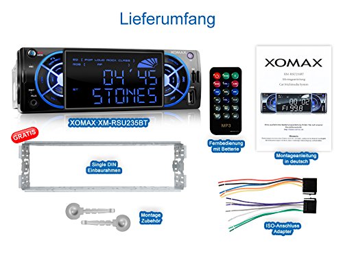 XOMAX XM-RSU235BT Autoradio senza lettore CD +