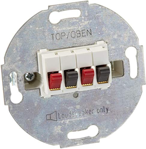 Preisvergleich Produktbild Merten 1329910 467019 Lautsprecher-Anschluss-Einsatz, 2fach, polarweiß