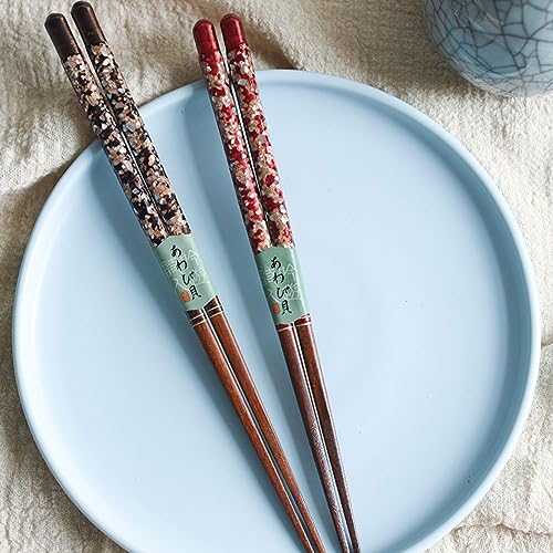 Palillos reutilizables HEWOOJA de concha artesanal hechos a mano 6