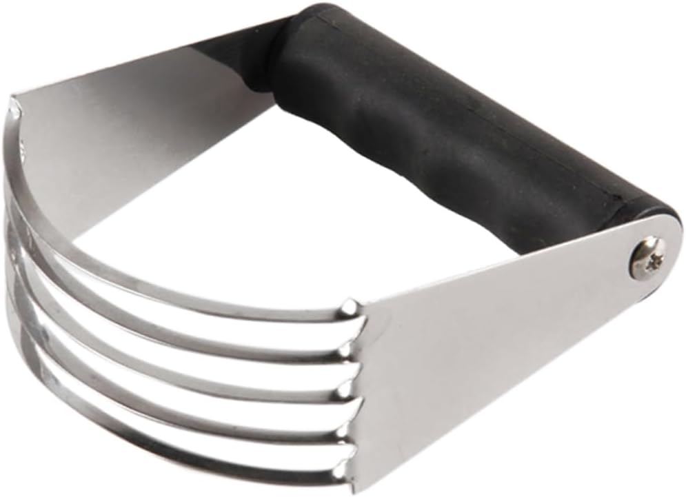 Stainless Steel Pastry Dough Blender with Blades for Kitchen Use