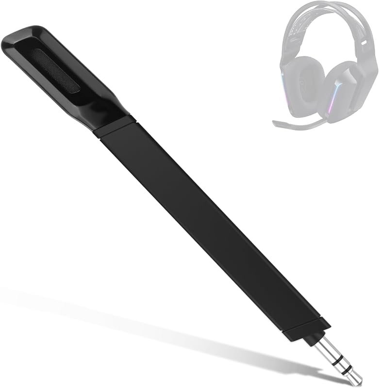 Replacement Detachable Boom Mic Compatible with Logitech G733 – Noise Cancelling Microphone for G733 Wireless Gaming Headset, Work with PS5, PS4, Xbox One, PC, Mac, Phone