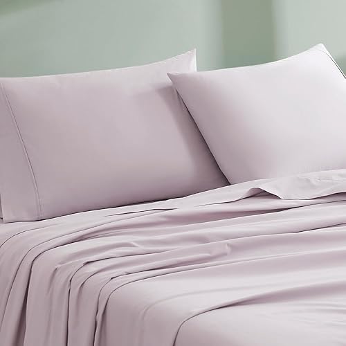 Miniatura 10 de Linen Closet Juego de 2 fundas de almohada de algodón orgánico de 300 hilos, tamaño King, color blanco ártico