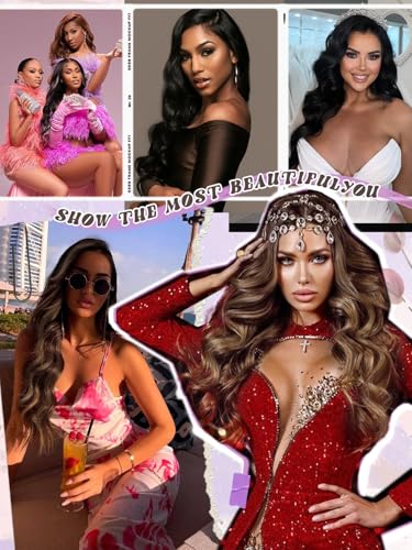 NOSTALGIA Right Side Part Body Wave Synthetic Wig, Honey Blonde - image 6