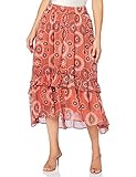  ONLY Carmakoma Cartrust Maxi Skirt Falda, AOP: Salsa Picante Triple Trust, 48 para Mujer