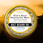 Garrison Hold Mustache Wax- Military- Grade Hold & Precision Styling- Non- Sticky, High Heat Tolerance- Unscented, All-Natural & Organic- Beeswax & Carnauba Wax - Image 2