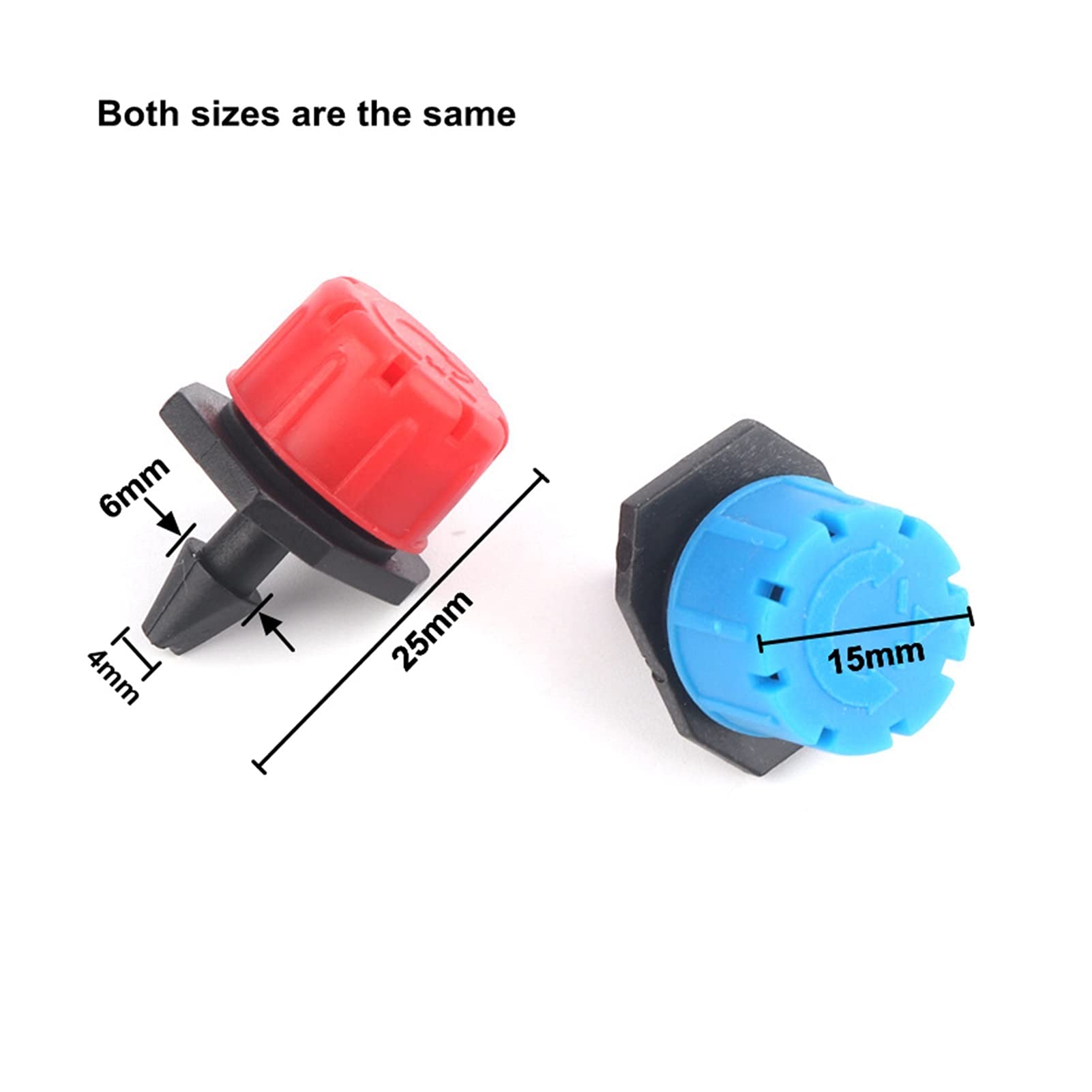 Innaffiare le piante in vaso Annaffiare i tappi di bottiglia Spilli 200 pz 8-foro Gripper regolabile Dripper micro goccia irrigazione irrigazione irrigazione antigoccia antigoccia gripper giardino tub