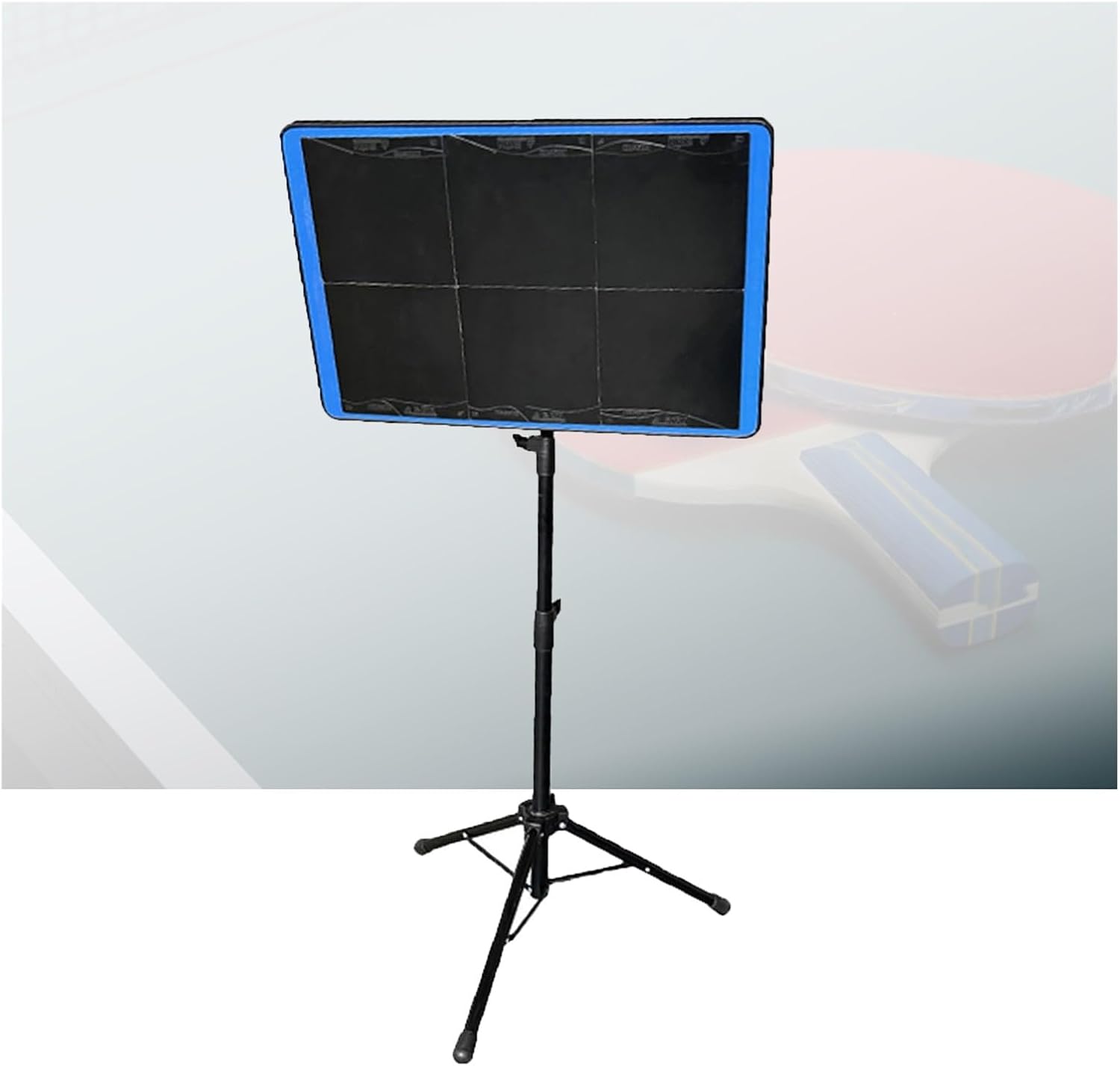 Table Tennis Rebound Board, Self-Study Pingpong Accessory,Table Tennis Exerciser Tool,Strong Steel Frame for Home School