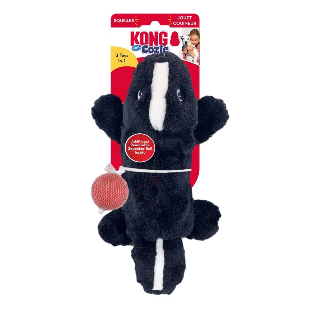 Kong - Cozie Pocketz Skunk S 29 X 14 X 6cm, Black