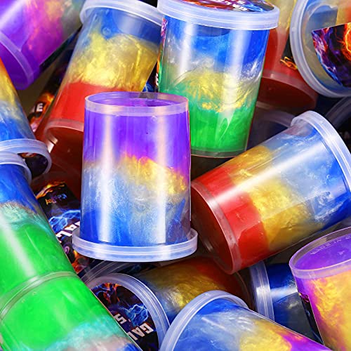 Galaxy Slime 24 Pack, Slime Party Favors For Girls Boys, Unicorn Color Slime Pack For Kids Goodie Bag Stuffers- Pretty Soft, Stretchy & Non Sticky Slime Kit For Girls Boys Ages 5 6 7 8 12 #TOP5