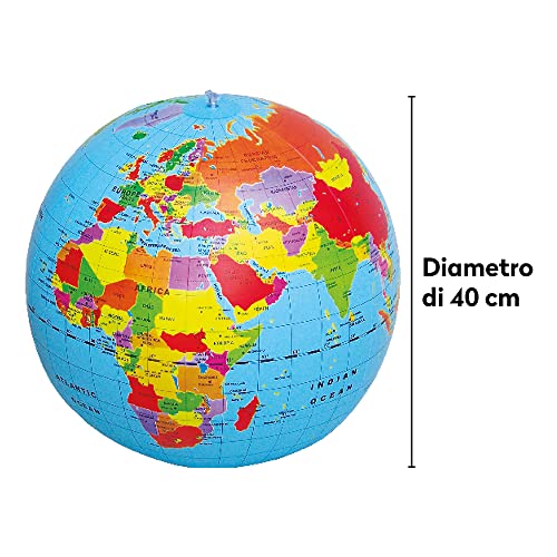 Alla Scoperta Del Mondo. 52 Flashcards Per Giocare Con La Geografia. Ispirato Agli Studi Di Glenn Doman. Ediz. A Colori. Con 52 Flashcards. Con Libro-Guida Per Adulti. Con Mappamondo Gonfiabile - 3