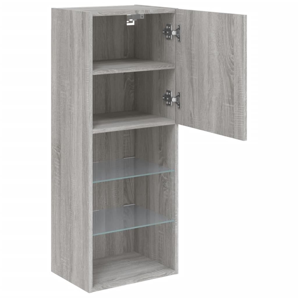 ZEYUAN Mueble para TV con Gris Sonoma 40,5x30x102 cm, Mesa TV, Mueble TV Salon, Mueble Television, Mesa Television, Muebles De Salon, Mesa Salón TV - 837062