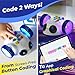 Apitor Coding Robot Toys for Kids Ages 5+, STEM Robot Toy Kit with Wheels and Play Cards, Screen Free Remote Control Programming Interactive Toy for Boys and Girls Ages 5-8