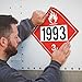 1993 Placard, Class 3 Flammable Liquid 25-pk. - 10.75