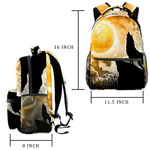 Sac d'école oiseau bouzzard multicolore idéal pour le collège et les sorties
