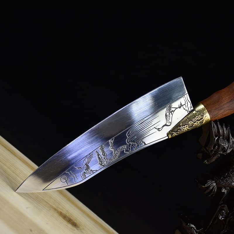 Miniatura 3 de Meat knife Cleaver, Hand Forged Meat Cleaver Sharp Blade Kitchen Knife China Longquan Kitchen Knife Kitchen Slicing Knife Cooking Tools (Color  Only