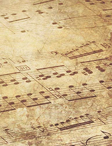 Sheet Music Composition Notebook: Music Manuscript Staff Paper (96 pages, 12 staves per page)