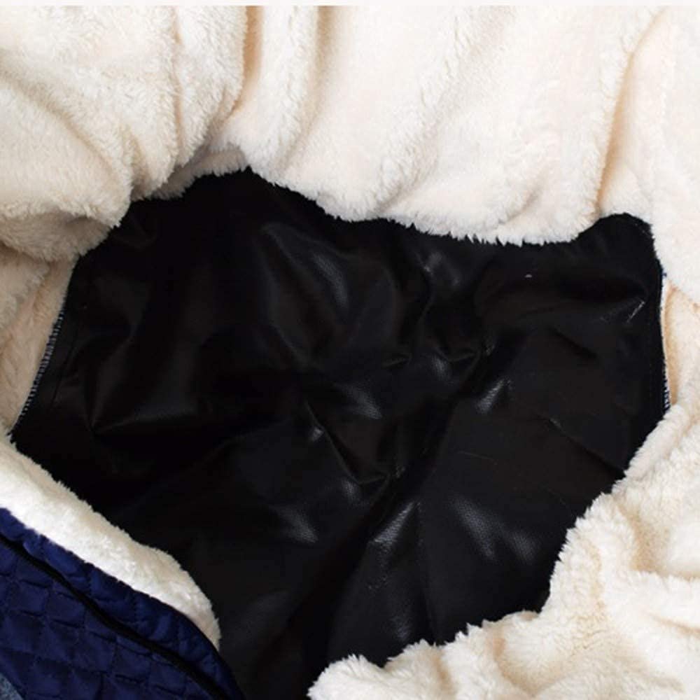 Funda acogedora para Silla de Ruedas con Forro Polar, Forro Polar, Hebilla Trasera Ajustable, portátil, cómoda, para piernas y Parte Inferior del Cuerpo, Manta térmica, Funda para